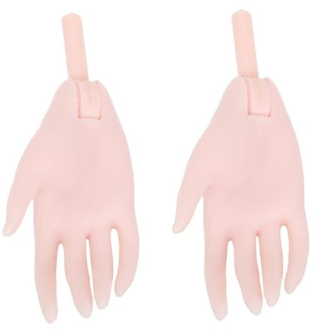 ibasenice 1 Paar Puppenpalme Ersatzhände für Puppen Handteile Puppen Puppenhand Ersatzteile Puppen Spielzeug Puppen Accessoires Puppenhandteile Handanzeige Miniatursachen Plastik Beige