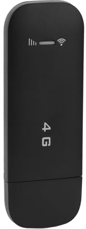Xixian Routeur WiFi Portable 4G LTE USB, Prise en Charge de 10 Appareils, Cryptage WiFi WPA WPA2, Fente de Carte SIM, WiFi Portable USB 4G pour Plusieurs Terminaux (Noir)