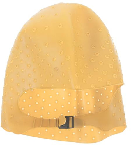 COLLBATH Gorro y Fácil de Limpiar de Silicona Reutilizable para Mechas Profesional Dorado para Rutina de Peluquería y Uso en Casa