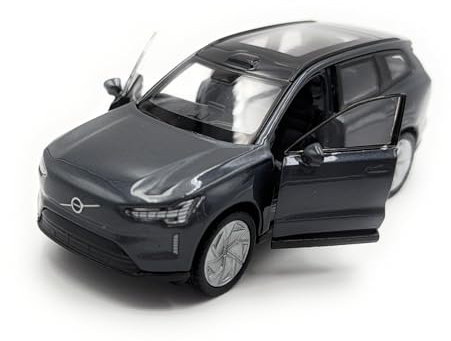 Toi-Toys Welly Modellino auto Volvo EX90, auto in miniatura, scala 1:39 / lunghezza 12 cm, colore casuale