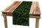 ABAKUHAUS Winter Tischläufer, Kiefern-Tannen-Nadelbaum, Esszimmer Küche Rechteckiger Dekorativer Tischläufer, 40 x 225 cm, Dunkelgrün Karamell Grün