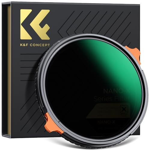 K&F CONCEPT Nano-X True Color ND Filter 77mm Polfilter&ND2-ND32（1-5 Blendenstufen） 2-in-1 multifunktionaler CPL&Graufilter