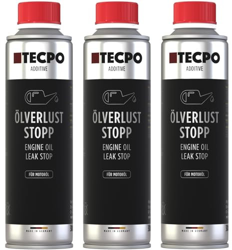TECPO 3X 300ml Ölverlust Stop Oil Leak Stop Motordichtmittel Additiv