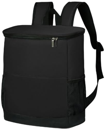 Mochila de enfriador mochila enfriador de grandes capacidad de gran capacidad enfriador aislado impermeable ＆ bolso de refrigerador de playa a prueba de fugas con el lado ＆ bolsillo delantero mochila