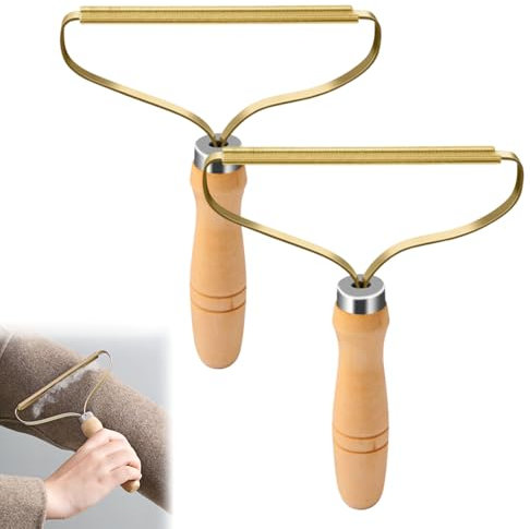 Elfinfi 2 Pièces Rasoir Anti Bouloche, Manuel Anti Bouloche Vetement, Portable Bouloche Appareil, Réutilisable Enlever Peluche Vetement pour Les Vêtements, Les Canapés et Les Tapis