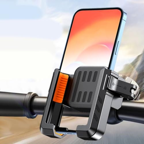 Moliuoly Support de téléphone portable pour moto tout-terrain pour aventures en plein air (87,7 x 65 x 95,3 mm) - Compatible avec les coques de protection