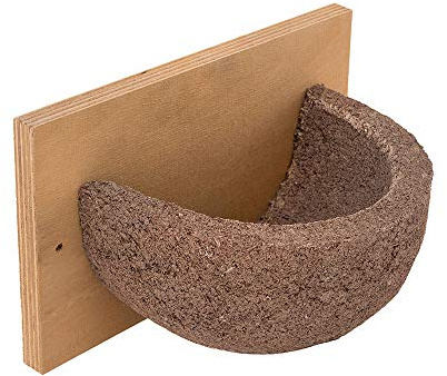 CJ Wildlife Nichoir Oiseaux Exterieur pour Hirondelle – Cabane Oiseaux Exterieur – Bois FSC® 100% – Woodstone Gris