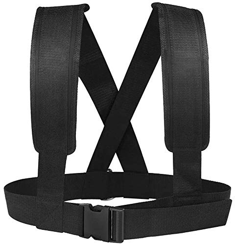 POFET Black Sled Harness Resistance Training Reifenzuggurt Speed ​​Exerciser