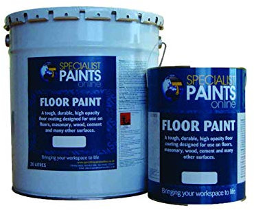 Specialist Paints Online Floor Paint for Households and Workspaces - 5 litres - Black