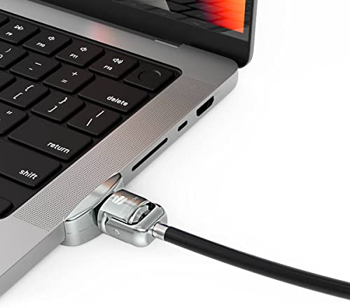 Compulocks - The LEGDE - Sicherheitsadapter für MacBook Pro M1/M2 14 mit Sicherheitskabel mit Schlüssel