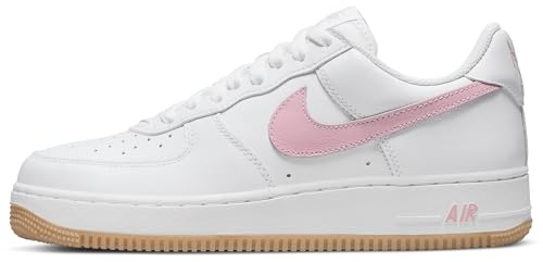 Nike FB9109-102 Nike Dunk Low (GS) Uomo, White/Laser Fuchsia EU 35.5