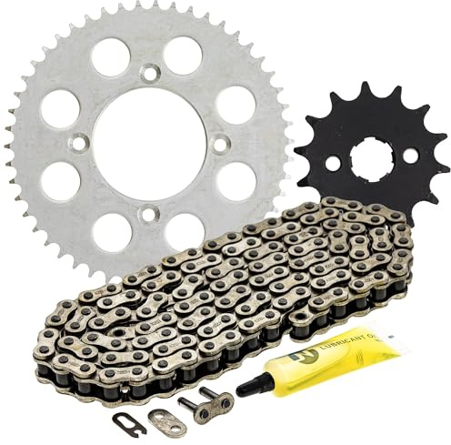 NICHE Drive Sprocket Chain Combo for Honda XR100R CRF100F Front 14 Rear 50 Tooth 428HZ Standard 118 Links