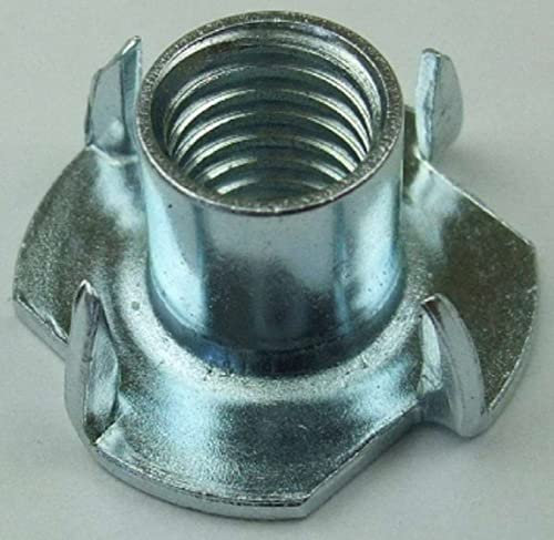 16 Stück M10 Einschlagmutter Einschlagmuttern Stahl galvanisch verzinkt Einpressmutter Einpressmuttern (M10, 16)