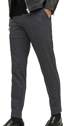 JACK & JONES Mens Jpstmarco Jjcooper Chino Noos Pants, Dark Grey, 32W / 32L UK