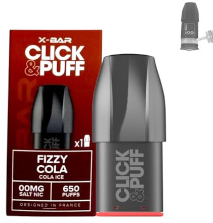 Pack de 3 Capsules compatible avev Click & Puff batterie (Sans nicotine ni tabac,Vente interdite aux personnes âgées de moins de18 ans) (Virginia Classic, Extract Tobacco, Tabac blond)