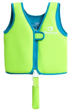 Owntop Kinder Schwimmweste - Leichter Schwimmjacke zum Schwimmenlernen | Schwimmhilfe für Kleinkinder mit Bequemem Schrittgurt | Neopren Auftriebsweste für Jungen Mädchen Alter 2-8
