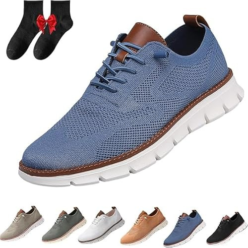 Chaussures Ultra, Sneakers UltraConfort, Chaussures Urban Homme, Convient Aux Affaires et Aux Loisirs (Bleu,39)