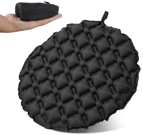 Inflatable Seat Cushion Waterproof Pad for Camping Travel Outdoor Use | Waterproof travel cushion, Portable travel cushion for airplane hiking, fishing, beach, concerts, lawn and daily office use