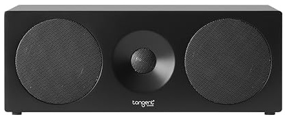 Tangent Spectrum II XC - Altavoz central, color negro, diseño compacto, acabado mate, sonido natural