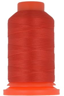 Bobine fil mousse polyester 1000m fabriqué en France pour surjeteuse Rouge