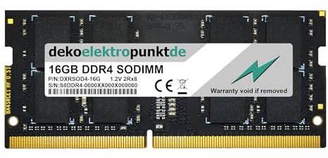 dekoelektropunktde 16GB Ram Speicher passend für Acer Nitro 5 AN515-51-51UM, SODIMM DDR4 PC4