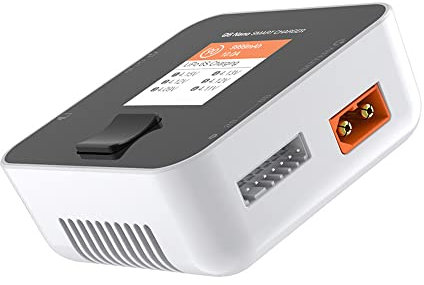 VOANZO RC Lipo Battery Charger 9A 200W LCD Display Balance Charger Compatible with LiFe Lilon LiPo LiHv 1~6S Pb1~12S NiMh/Cd1~16S for 1/10 RC Car RC Boat Drone