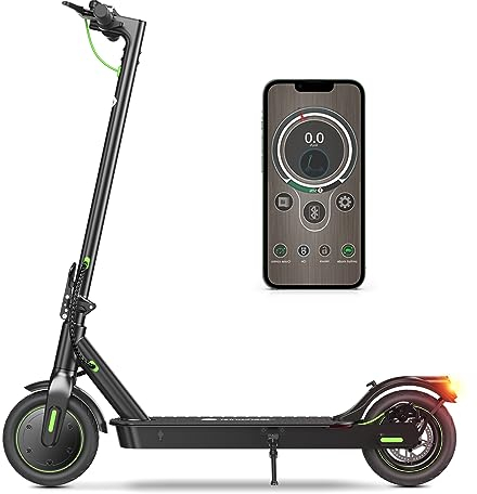 Trotinette Electrique Adulte, isinwheel S9pro - Contrôle par pplication, avec Amortisseur, 25 km/h, Affichage LED, Pneu alvéolaire de 8,5 Pouces, Pliante