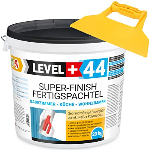 Super Finish Fertigspachtel Q1-Q4 Spachtelmasse 20kg Perfekt Glatt Weiß