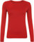 SXME MIGHT SAY Stylish Versatile Womens Ladies Long Sleeve Scoop Neck Stretch Plain Casual T Shirt Essential Top Blouse Assorted Red Must Have in Every Wardrobe UK Sizes Red XL