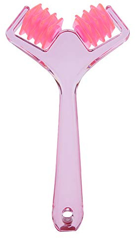 Tissting Rouleau Massant Raffermissant Visage, Roller Anti Double Menton en ABS, Masseur Facial Compact pour Soins à Domicile et Voyages