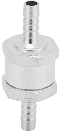 Auto Rückschlagventil, 1 Weg Rückschlagventil, Aluminiumlegierung Universal, 4mm-16mm, für Benzin, Biodiesel, Wasser, Kühlmittel, Öl, Motorboot, ATV, Moped, Fahrrad