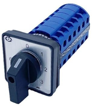 EOTRERANQ LW26-20/6 0-6 7 Posiciones 6 Polos 20A 660V conmutación de Voltaje de Cambio Universal Interruptor de Leva de Control selectivo de Doble Cable Interruptores(0-6)