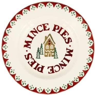 Emma Bridgewater Gingerbread Mince Pies 8.5 Inch Plate 1GIN010063