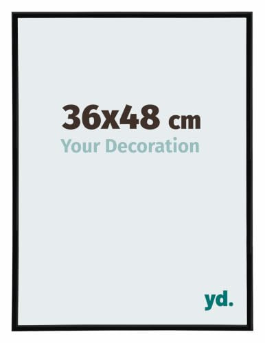 Your Decoration - Puzzle frame 36x48 - Black Matte - Puzzle frame 500-1000 Pieces - Plastic Photoframe - Annecy