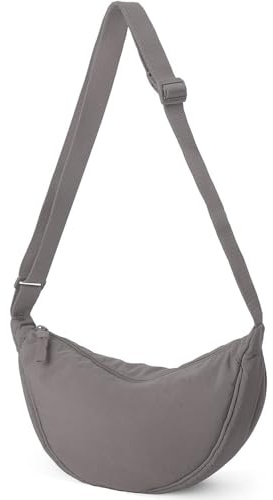 YingStar Bolso Bandolera Cruzado Mujer Hombre Bolso de Mano Movil Pequeño Mujer Nylon Bolsos Pecho Hombre Verano Bolsos Cartera Bandolera Pequeña Bolsa Crossbody Bag bolso Riñonera Gris