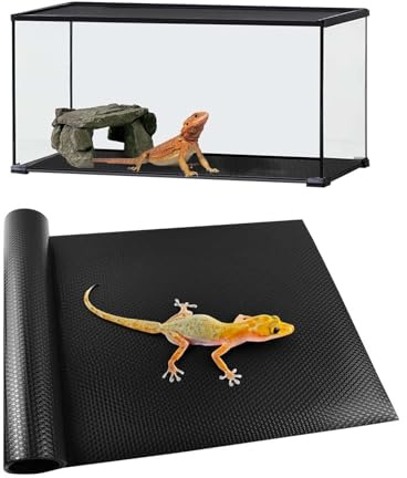 FreeSkill Terrarium-Substrate-Accessories Reptile Carpet - Tortoise Bedding, Bearded Dragon Substrates, Terrarium Substrate Liner for Leopard Gecko, Tortoise, Turtle, Lizard, Snake, Iguana（45x90cm）
