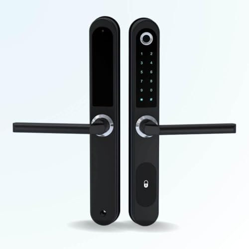 BT Security Serrure connectée locky-9 v3 biométrique, Code, Badge et Bluetooth