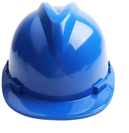 Casco da costruzione realizzato in robusto materiale ABS progettato per il massimo comfort (blu)