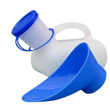 Generisch Botellas de 1000 ml Urinario portátil para Hombres Mujeres contenedor de a Prueba de Fugas cámara de