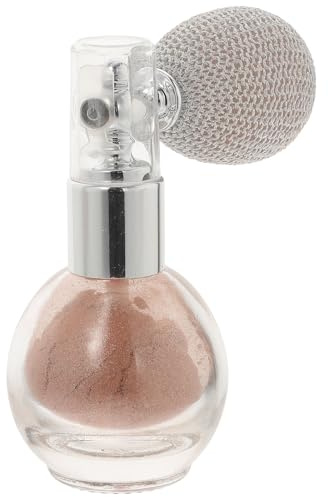 Ipetboom Spray de Polvo Iluminador Corporal Brillantina Color Rosa Desnudo Spray Brillante en Aerosol Maquillaje Corporal para Bodas Fiestas y Uso Personal