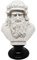 Busto Statua Design: Leonardo il genio del rinascimento italiano (bianco) - Riproduzione busto, scultura in marmo e resina - circa 15 cm, 350 gr. - Prodotto Made in Italy - Idea Regalo Casa