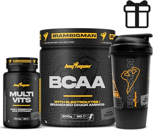 ack Bcca + Electrolitos 300Gr (LIMON) + Multivits 30 Caps + Shaker REGALO | Aminoacidos Ramificados con carga de Minerales | Recuperación Muscular | Recuperación Ejercicios Aerobicos