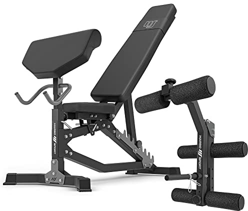 Marbo Sport Set MS39_2.0 | Panca bifacciale + modulo Preacher + pressa per Gambe | Made in EU