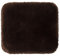 Gözze - Deluxe Badteppich mit extra hohem Flor, 100% Polyester (Mikrofaser), Mit Antirutschbeschichtung, 50 x 45 cm - Dunkelbraun