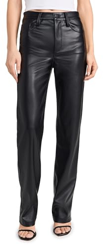 JOE'S JEANS Women's The Margot Vegan Leather Pants, Black, 30