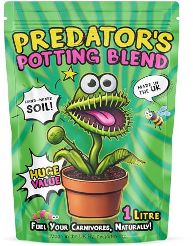 Carnivorous Plant Soil - Premium Soil for Venus Flytrap, Sundew, and Pitcher Plant - Nutrient-Free, Hand-Mixed, UK-Made (1 Litre Bag)