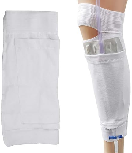 Soporte para bolsa de pierna para catéter, fijación de mangas de catéter, bolsa de pierna extensible, soporte para incontinencia urinaria, catéter accesorios, bolsa de catéter para el drenaje de orina