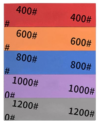 Yjcnelcr Slippinnar Ergonomisk modell slipsvamp för fina detaljer bekvämt poleringsverktyg #400/#600/#800/