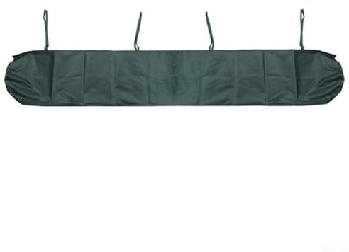 Bolsa de almacenamiento para toldo de patio al aire libre, 300D Oxford, impermeable, cubierta antipolvo para protección de toldo de jardín, color verde, 15 pies