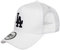 New Era Los Angeles Dodgers Black White Edition A-Frame Adjustable Trucker Cap - One-Size